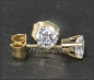 Preview: Brillant 585 Gold Ohrstecker 0,49ct, River, VVS1